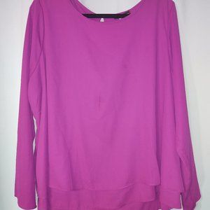 Pink Long Sleeve Blouse